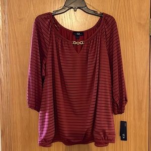 AGB Blouse - Rusty Red - NWT